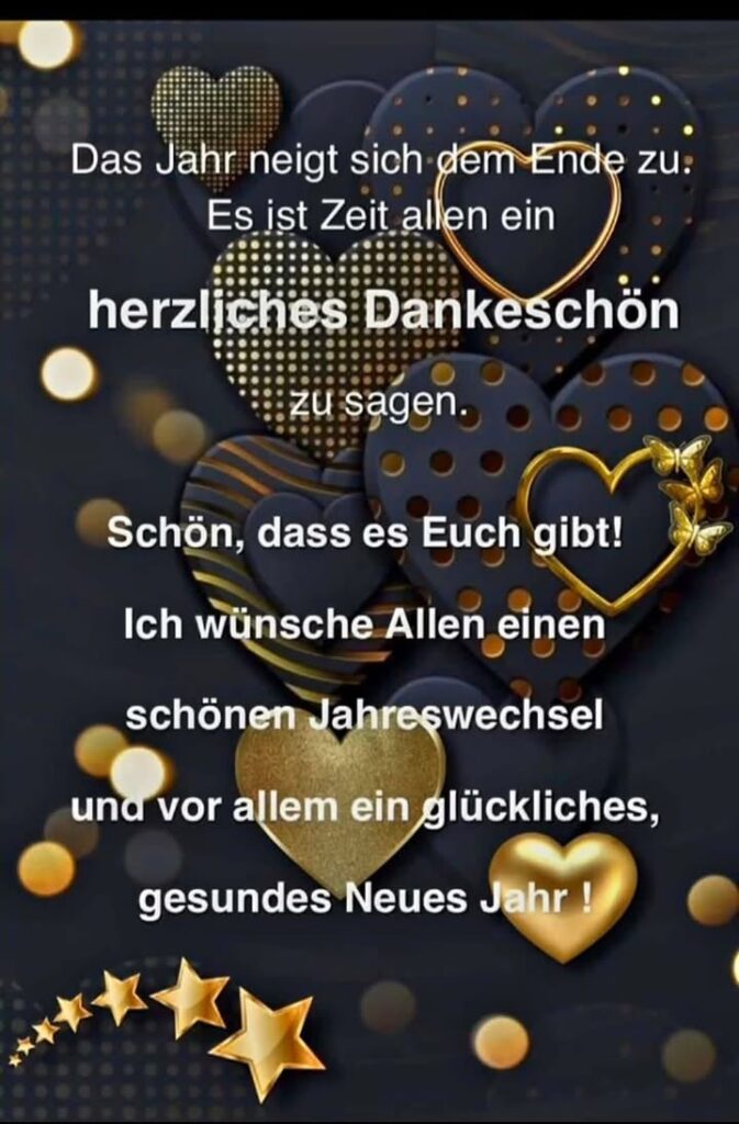Einen guten Rutsch ins neue Jahr wünscht der …