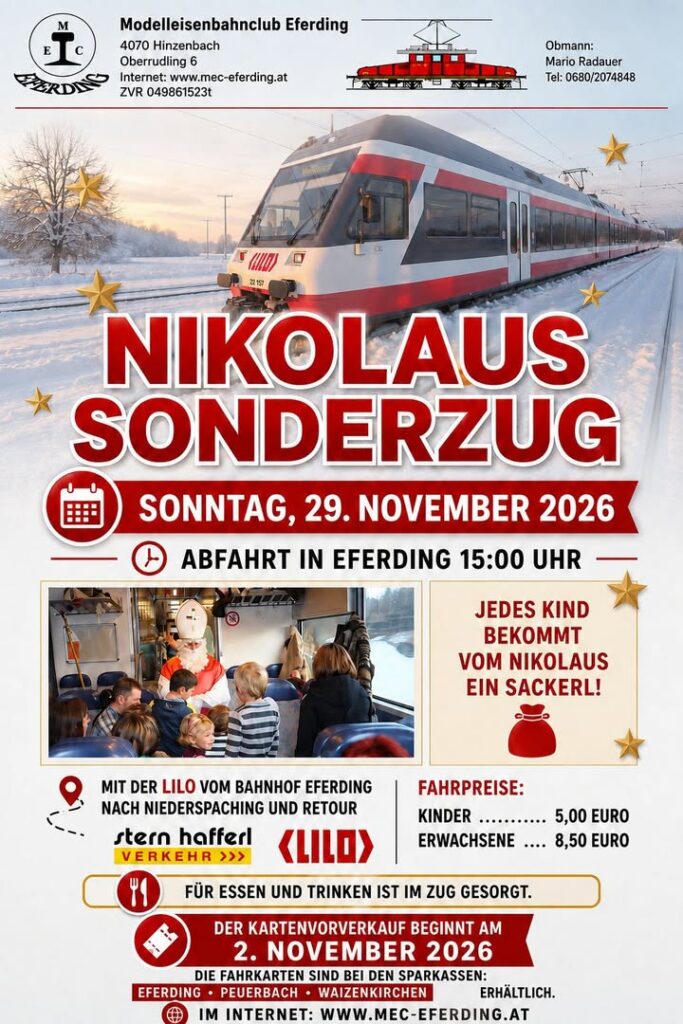 Am Sonntag, 29. November 2026, findet unser …